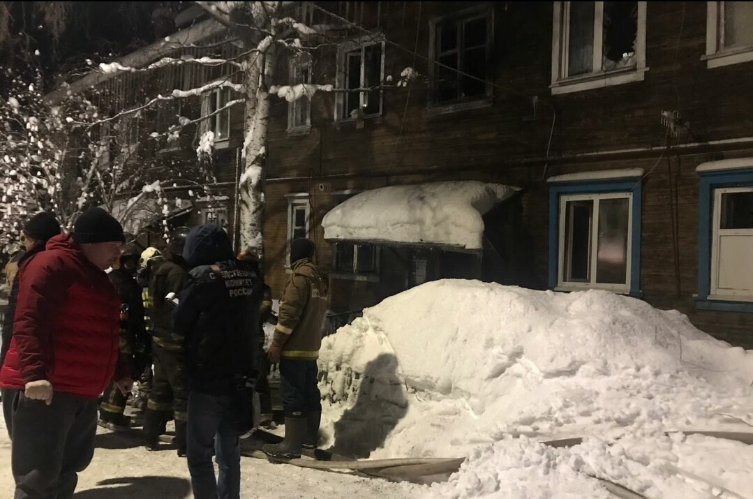 В Архангельске два человека погибли в пожаре